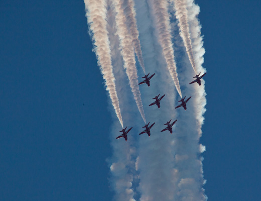 red arrows
